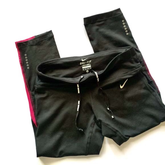 NWT NIKE RUNNING DRI-FIT CAPRI LEGGINGS - Picture 6 of 7